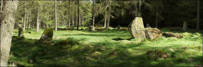 Nine Stanes Stone Circle, Aberdeenshire