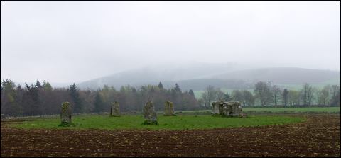 Milltown of Rothemay Stone Circle, Aberdeenshire